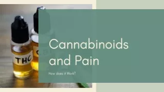 Cannabinoids and Pain: How does it Work?