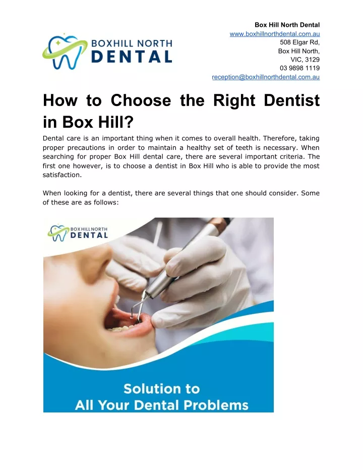 box hill north dental www boxhillnorthdental