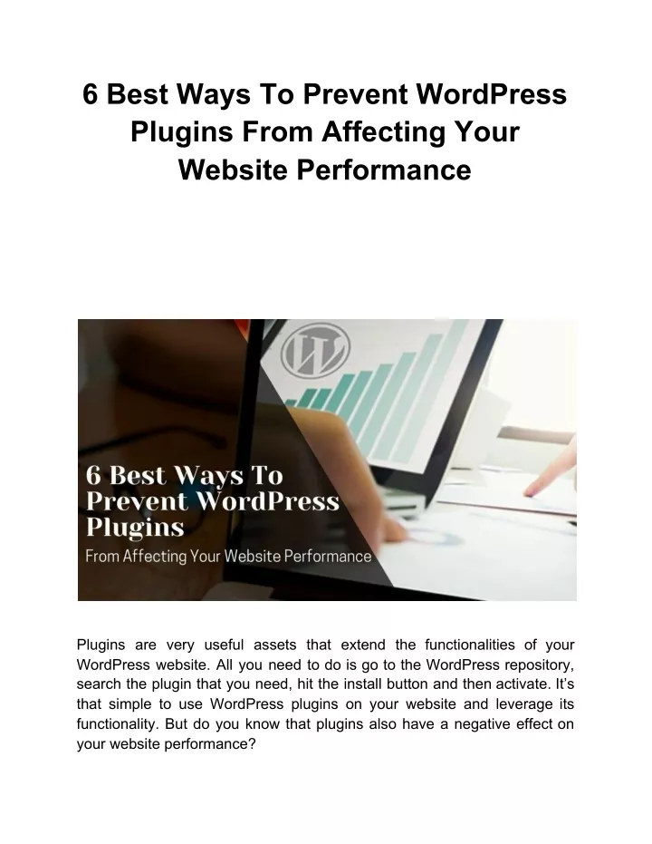 6 best ways to prevent wordpress plugins from