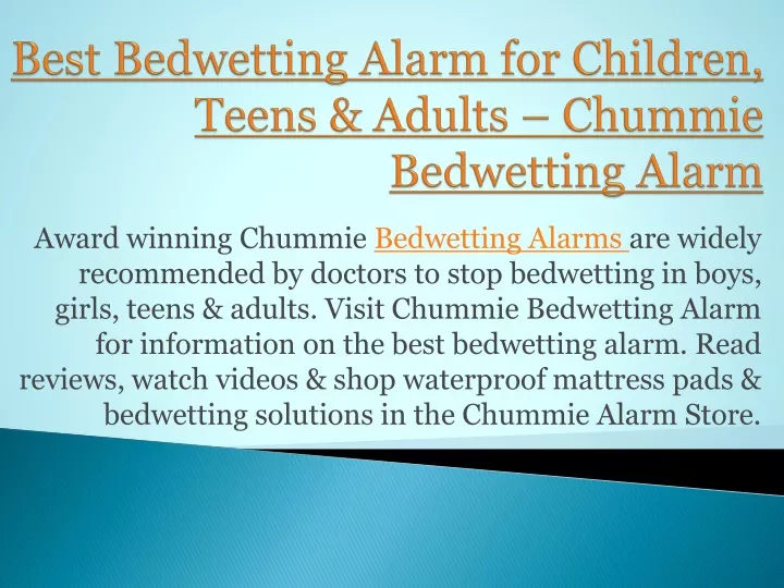 best bedwetting alarm for children teens adults chummie bedwetting alarm