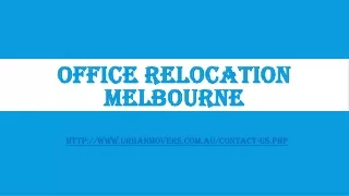 office relocation melbourne