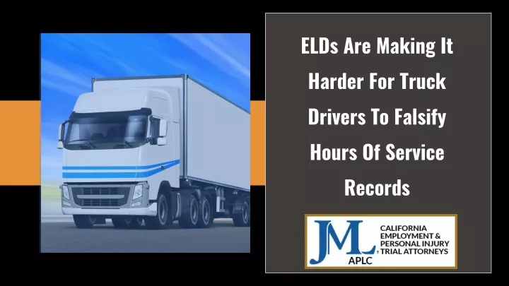 elds are making it harder for truck drivers