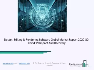 design editing rendering software global market report 2020 30 covid 19 impact and recovery