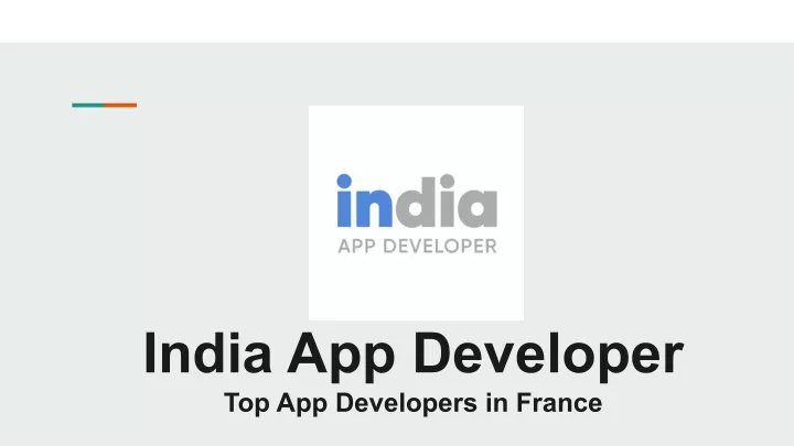 india app developer top app developers in france