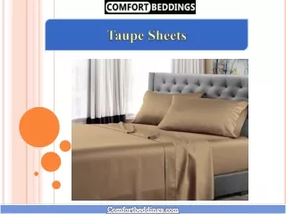 taupe sheets