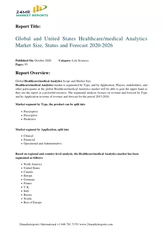 report title