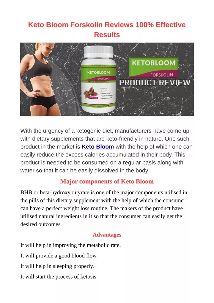 keto bloom forskolin reviews 100 effective results