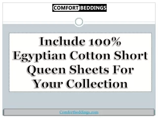 include 100 egyptian cotton short queen sheets