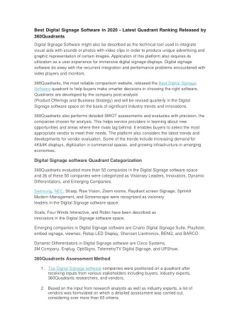 best digital signage software in 2020 latest