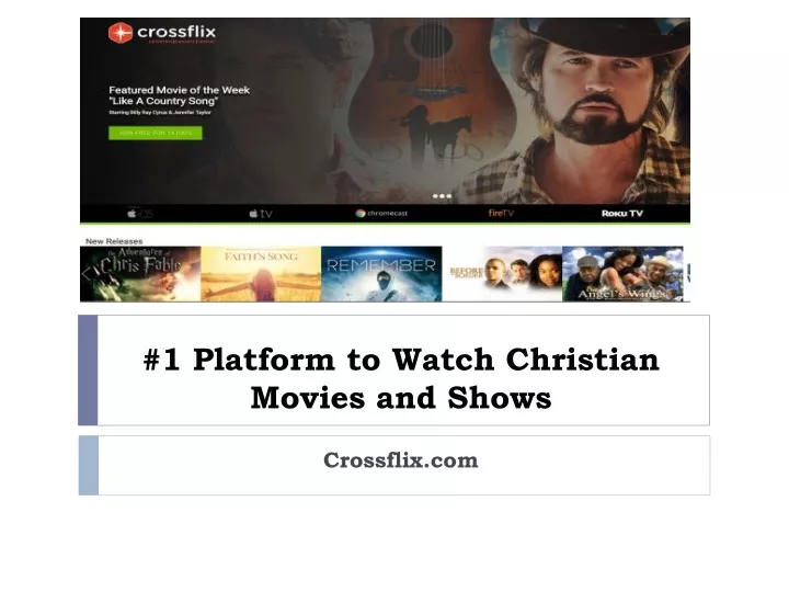 1 platform to watch christian movies and shows