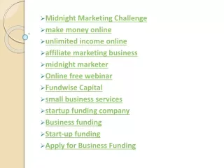 midnight marketing challenge make money online