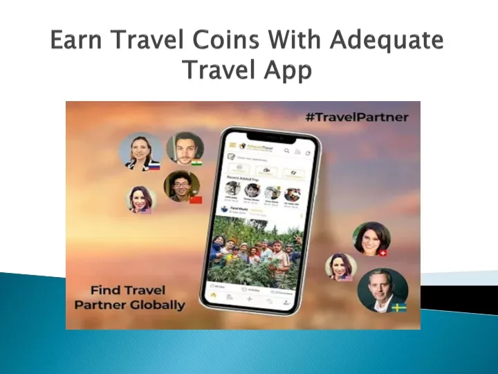 earn travel coins with adequate travel app