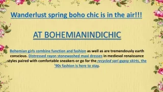 wanderlust spring boho chic is in the air