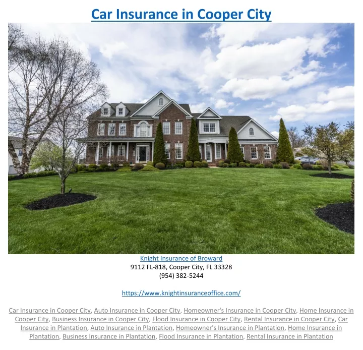 car insurance in cooper city