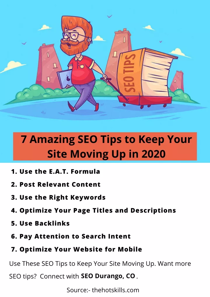 7 amazing seo tips to keep your site moving