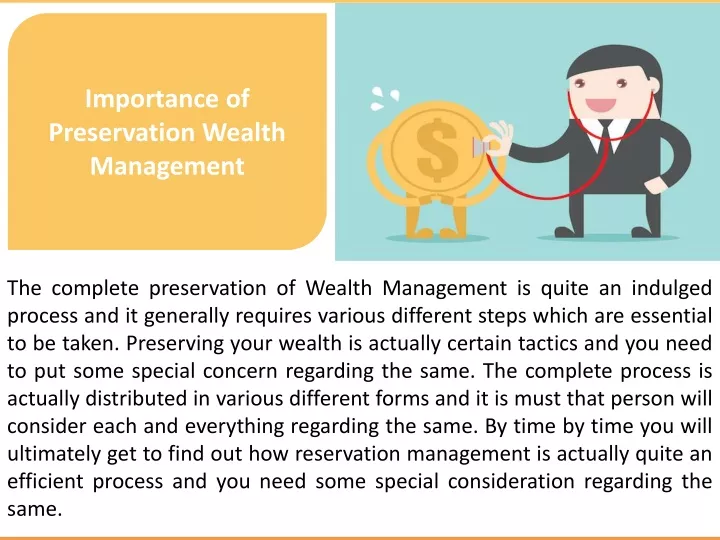 importance of preservation wealth management