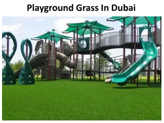 playground grass in dubai