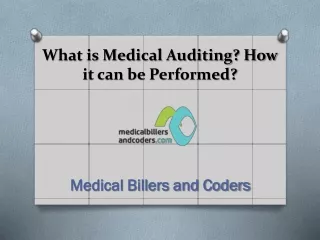 what is medical auditing how it can be performed
