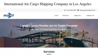 Shipping Vehicles by Air Freight in Los Angeles