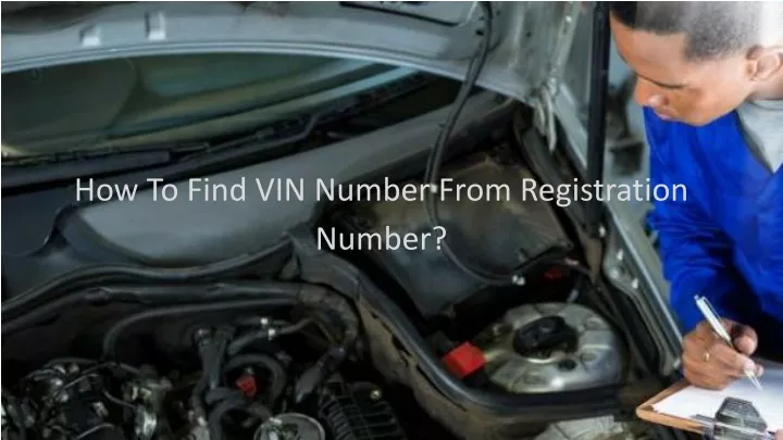 how to find vin number from registration number