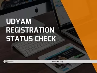 Udyam Registration Status Check