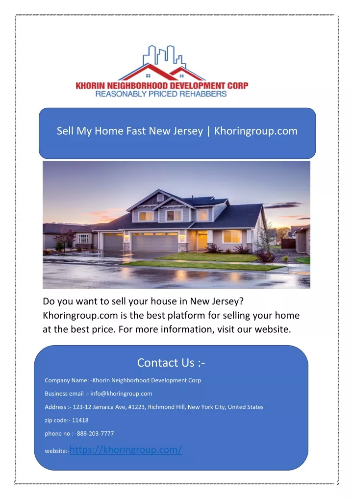 sell my home fast new jersey khoringroup com