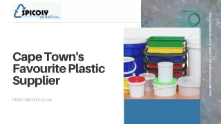 Cape Town’s Favourite Plastic Supplier