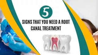 signs that you need a root canal treatment