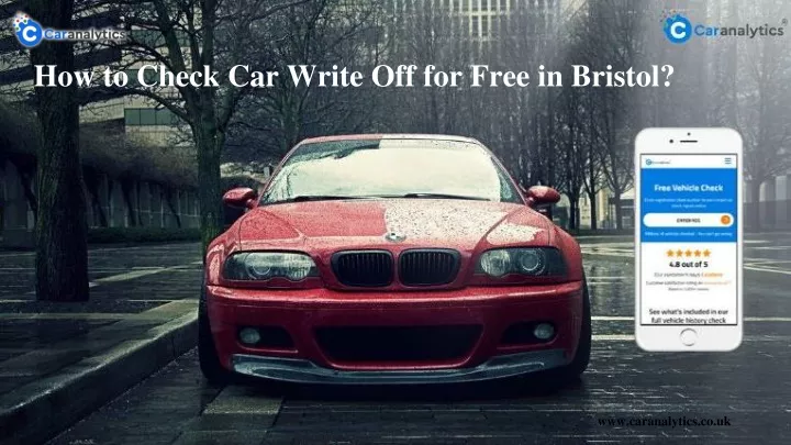 how to check car write off for free in bristol