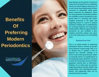 Bring Your Smile Back with Modern Periodontics