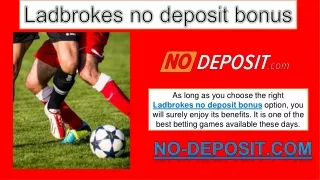 Ladbrokes no Deposit Bonus