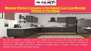 Small Modular Kitchen in Faridabad | Modular Kitchen Dealer in Faridabad