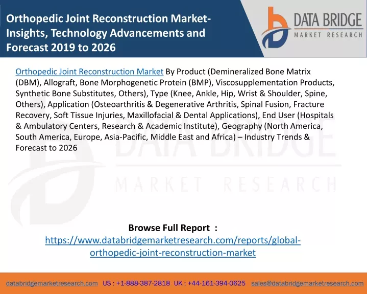 orthopedic joint reconstruction market insights