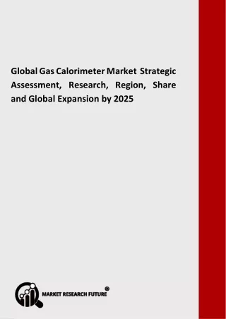 Global Gas Calorimeter Market  Analysis by Key Manufacturers, Regions to 2025