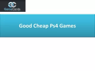 good cheap ps4 games