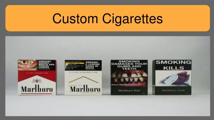 custom cigarettes