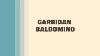 garridan baldomino