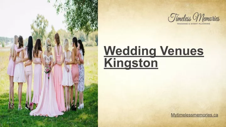 wedding venues kingston