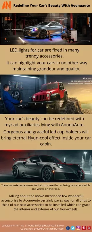 Redefine Your Car’s Beauty With Aoonuauto