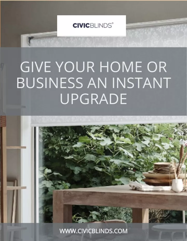 give your home or business an instant upgrade
