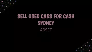 Sell used cas for cash in sydney | ADSCT