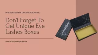 presented by dodo packaging