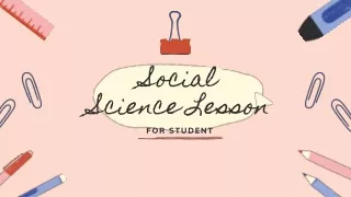 Social  Science Lesson for student