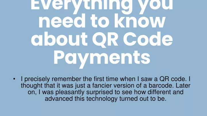 everything you need to know about qr code payments
