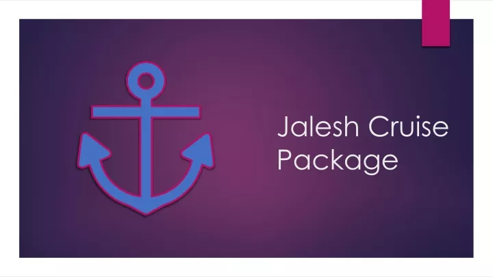 jalesh cruise package