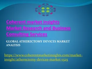 Global Atherectomy Devices Market Analysis