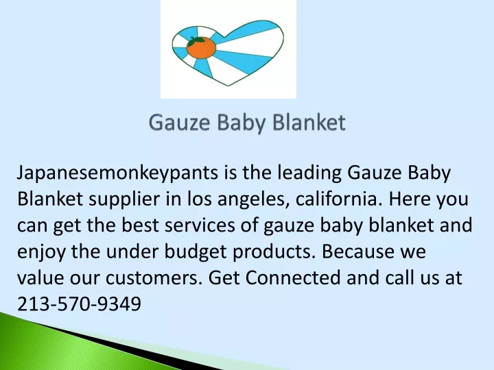 gauze baby blanket