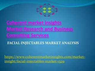 Facial injectables market analysis