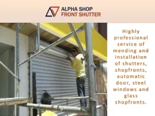 highly professional service of mending
