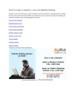 How to Create a website | Website builder for free - slide 1